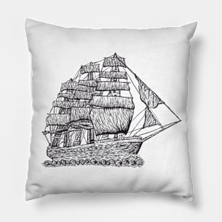 Sailing ship Pillow