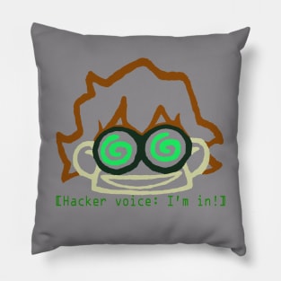 Hacker Green Paladin Pillow