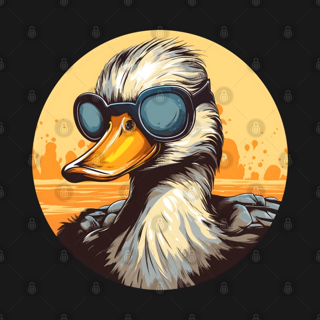 Duck with Sunglasses by pako-valor