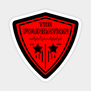 The fondation zac logo pick guitar Magnet