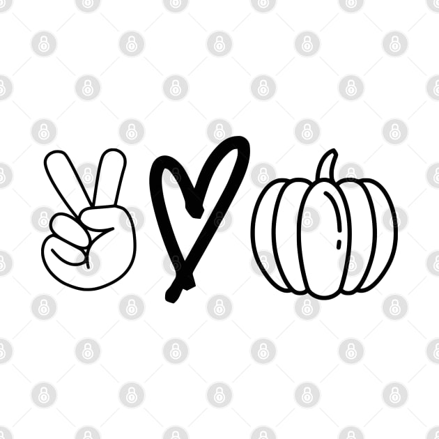 Peace love Pumpkin by Peach Lily Rainbow