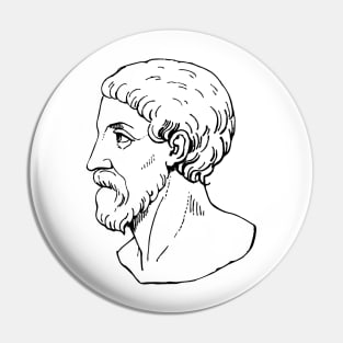 Plato-Statue Pin