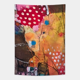 Abstract landscape Tapestry