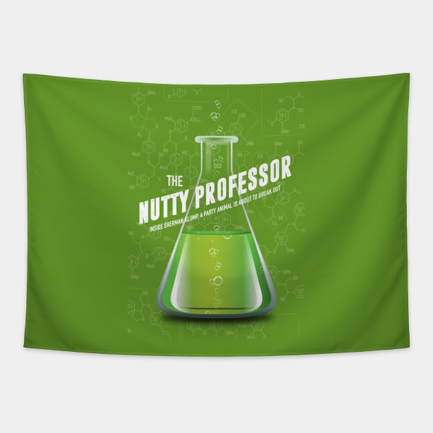 The Nutty Professor - Alternative Movie Poster Tapestry by MoviePosterBoy