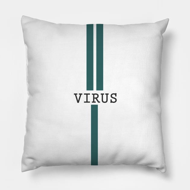 V-VIRUS Simple design Pillow by THE VIRUS HOME