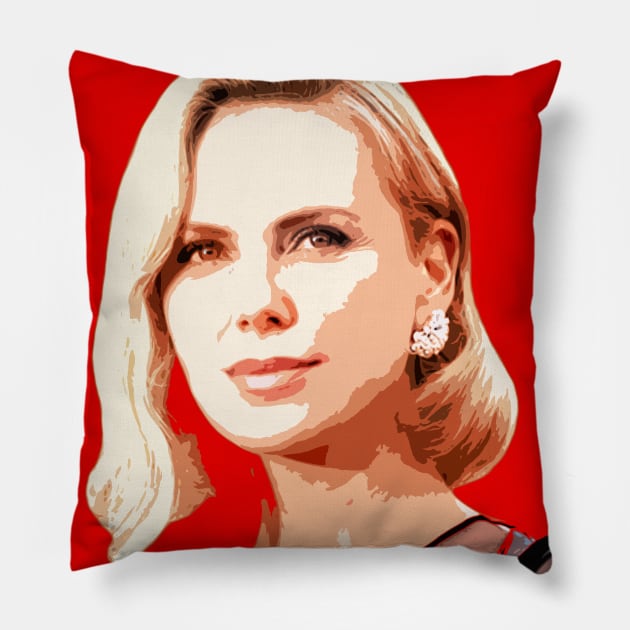 Charlize Theron Pillow by oryan80