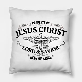 Property Of JESUS CHRIST Lord & Savior, King Of Kings Pillow