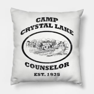 Camp Crystal Lake_Counselor_Est 1935 Pillow