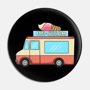 Ice Cream Truck Ice Cream Van Pin