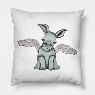 Rhino Angel Pillow