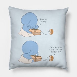 Shall We Talk Pillow