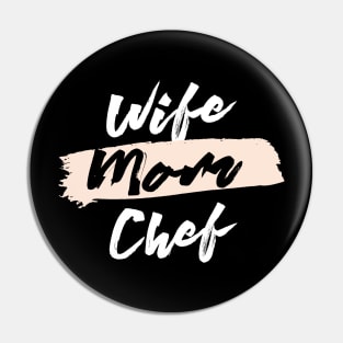 Cute Wife Mom Chef Gift Idea Pin