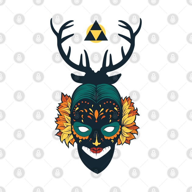 Pagan Mask with Antlers Design by Jarecrow 