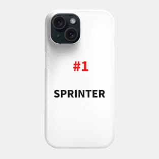 number one sprinter Phone Case