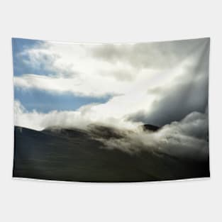 Clouds start to cover the summit of Ben Nevis Tapestry