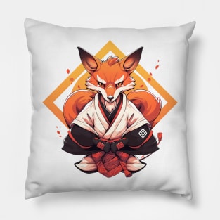 karate fox Pillow