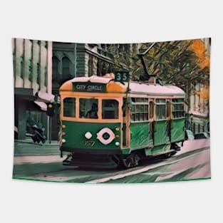 Melbourne City Tram Tapestry