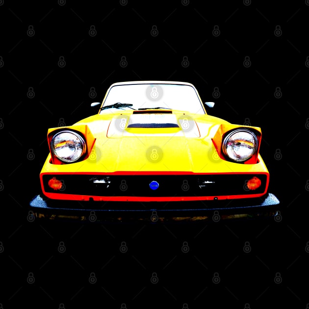 Saab Sonett III 1970s classic car high contrast by soitwouldseem