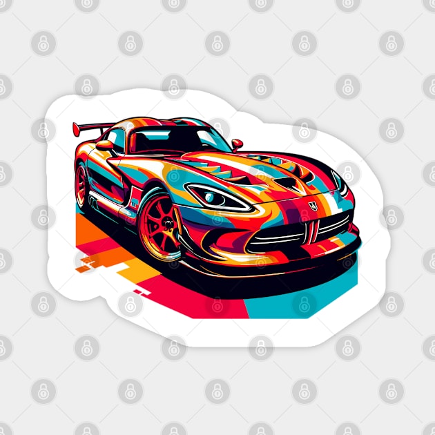 Dodge viper Magnet by Vehicles-Art