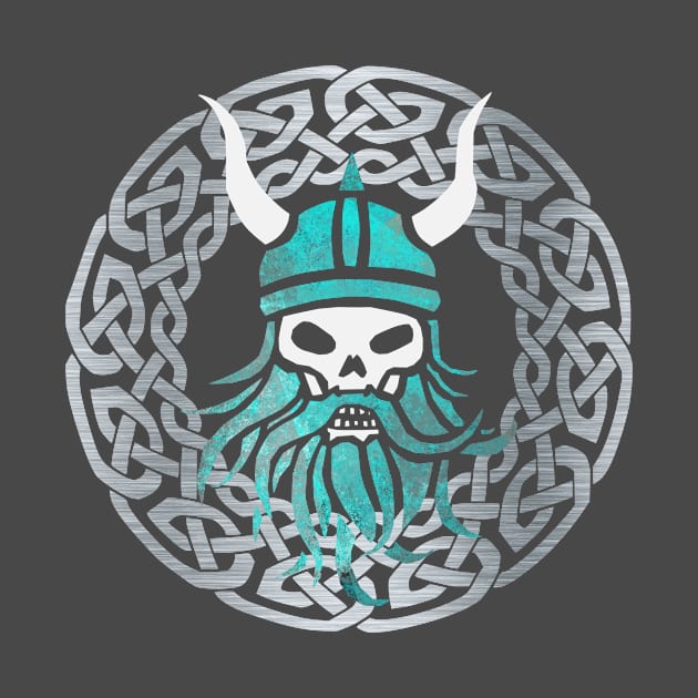 Viking Skull by Wild Geometric