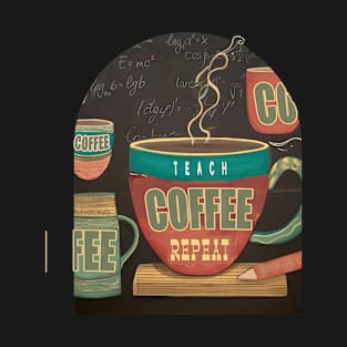 Teach Coffee Repeat T-Shirt