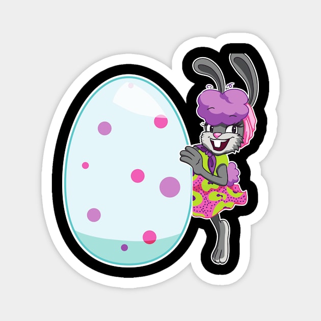 Happy Easter-Easter egg Magnet by souhailstore