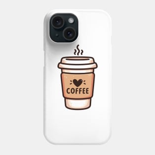 Coffee Love, Mug to go Phone Case