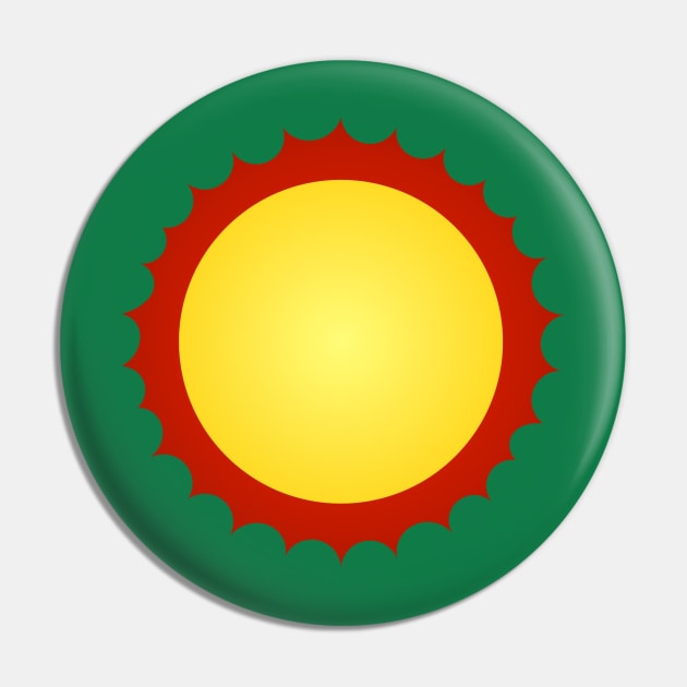 Kryptonian House of El sun logo from Jor-El Pin by C E Richards