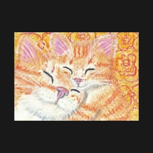 Orange tabby love cats T-Shirt