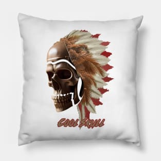 cool skull Pillow