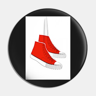 Favourite Shoes ( red version ) Pin