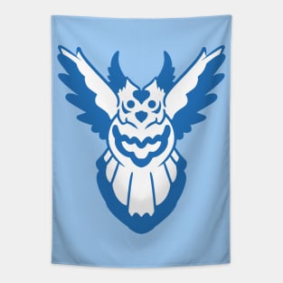 Flying Owl-Blue Tapestry