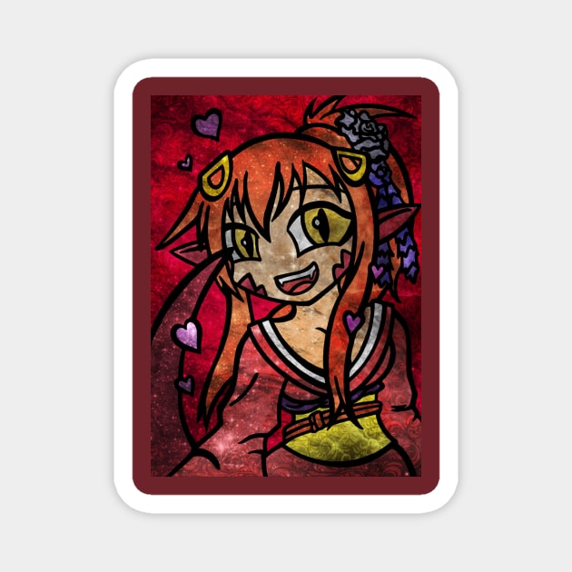 Monster Musume's Miia Magnet by ScribbleSketchScoo