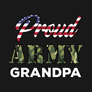 Patriotic Proud US Army Grandpa Merch T-Shirt