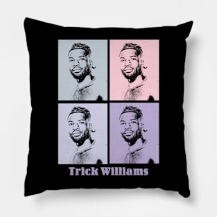 Trick Williams Wrestling Pop Art Pillow