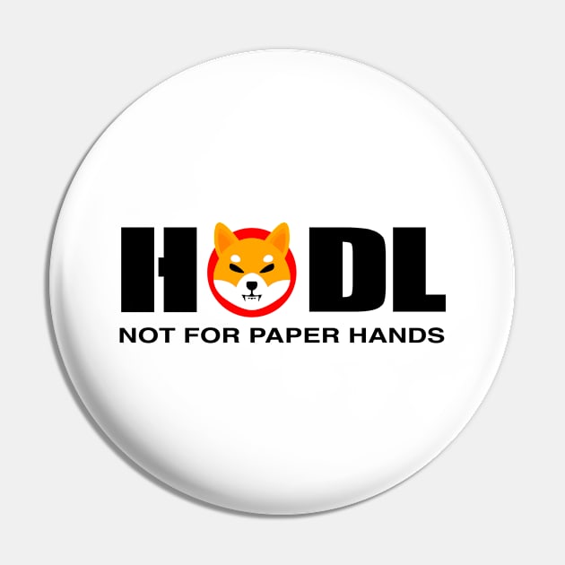 HODL Shiba Inu To The Moon Funny Shiba Inu Pin by BrightGift