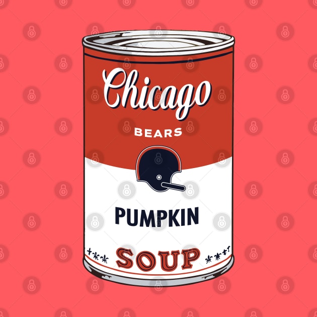 Chicago Bears Soup Can by Rad Love