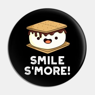 Smile Smore Cute Sweet Food Pun Pin