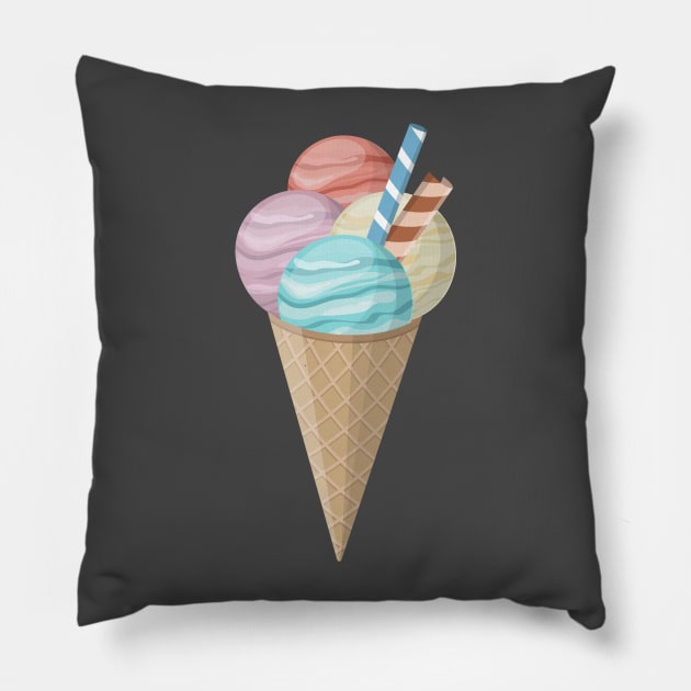 Ice-cream Pillow by AliDia