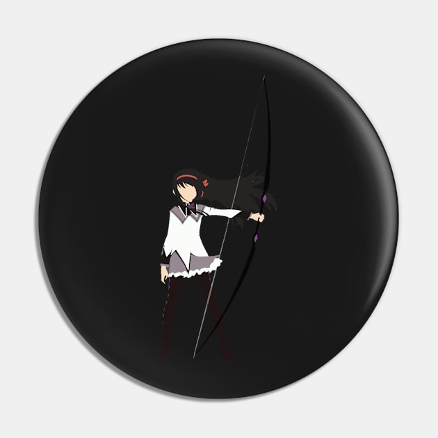 Homura Minimalist Pin by KokoroPopShop