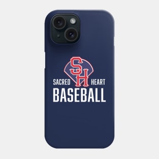 Sacred Heart baseball – white Phone Case