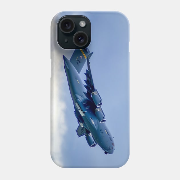 Boeing C-17 Globe Master III Phone Case by Upbeat Traveler