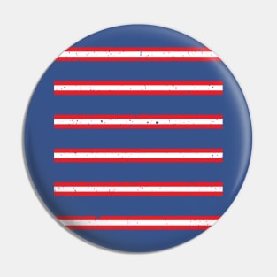 Chelsea Football Supporters Blue Red White Bar Scarf Design Pin