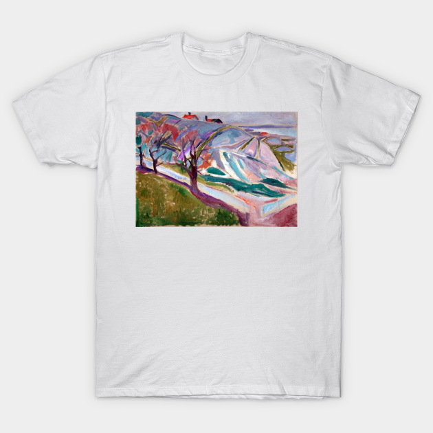 Discover Edvard Munch Landscape, Kragerø - Edvard Munch - T-Shirt