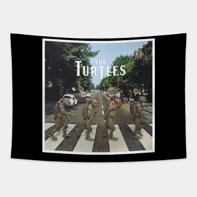 The Turtles - Abbey Road Tapestry by creativespero