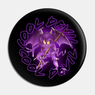 Cool Devil purple Pin