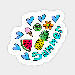 Summer Smiles Magnet