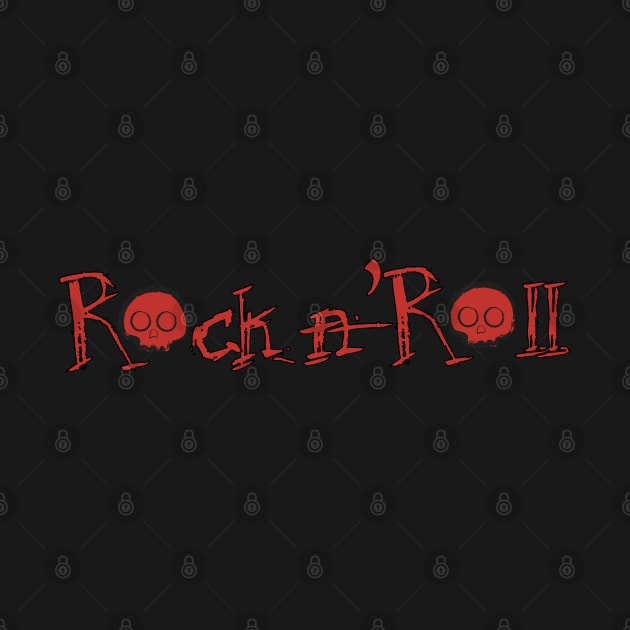 Rock N' Roll With Skulls by Heartfeltarts