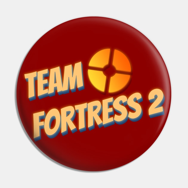 Team Fortress 2 - Y2K Logo Pin by Arcade 904