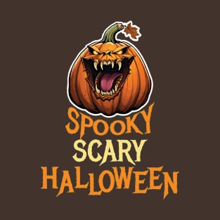 Screaming Jack Spooky Scary Halloween T-Shirt